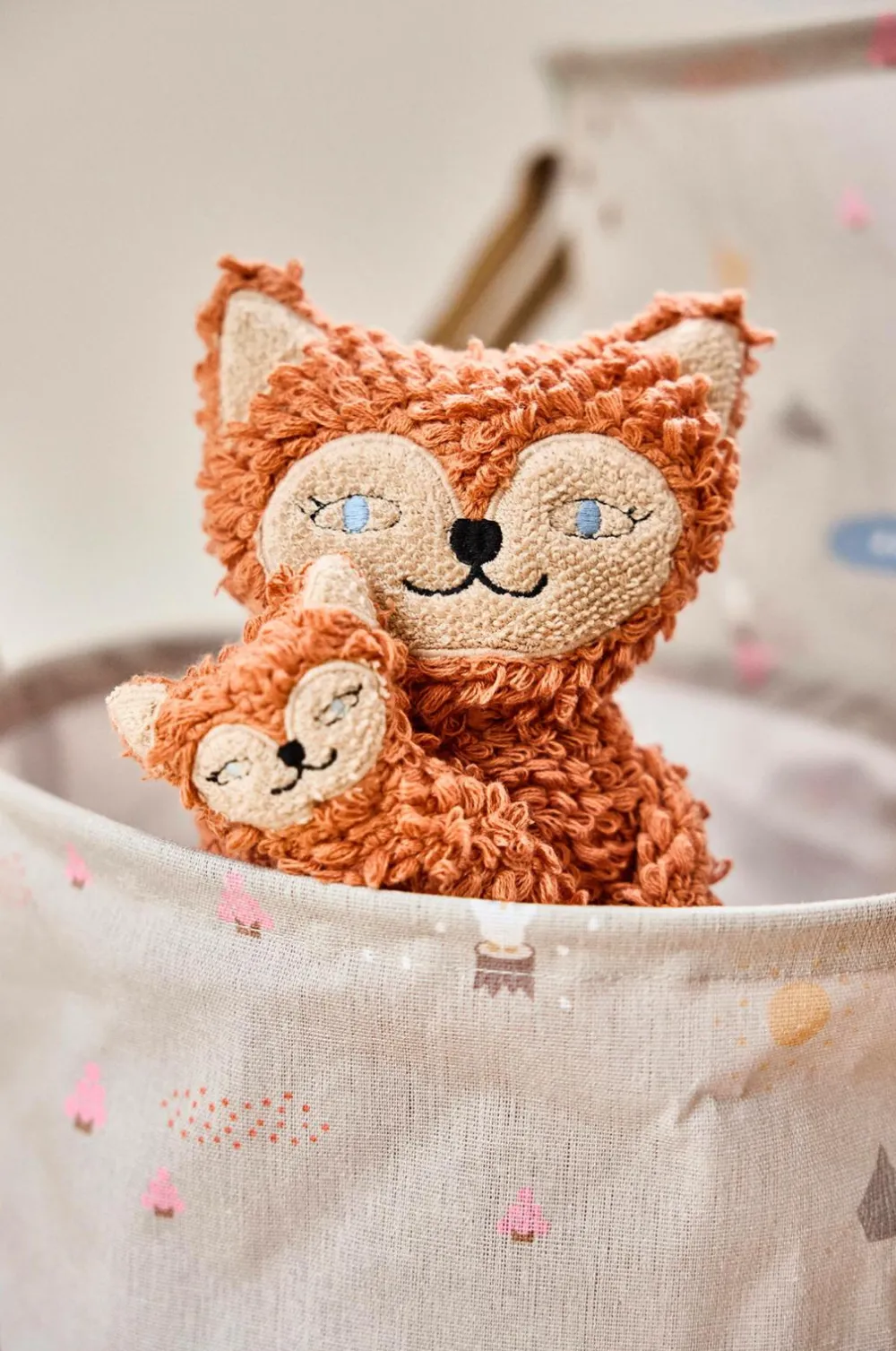 OYOY Living Design Dukker, Figurer & Tøjdyr>Frida & baby Felix Fox Karamel