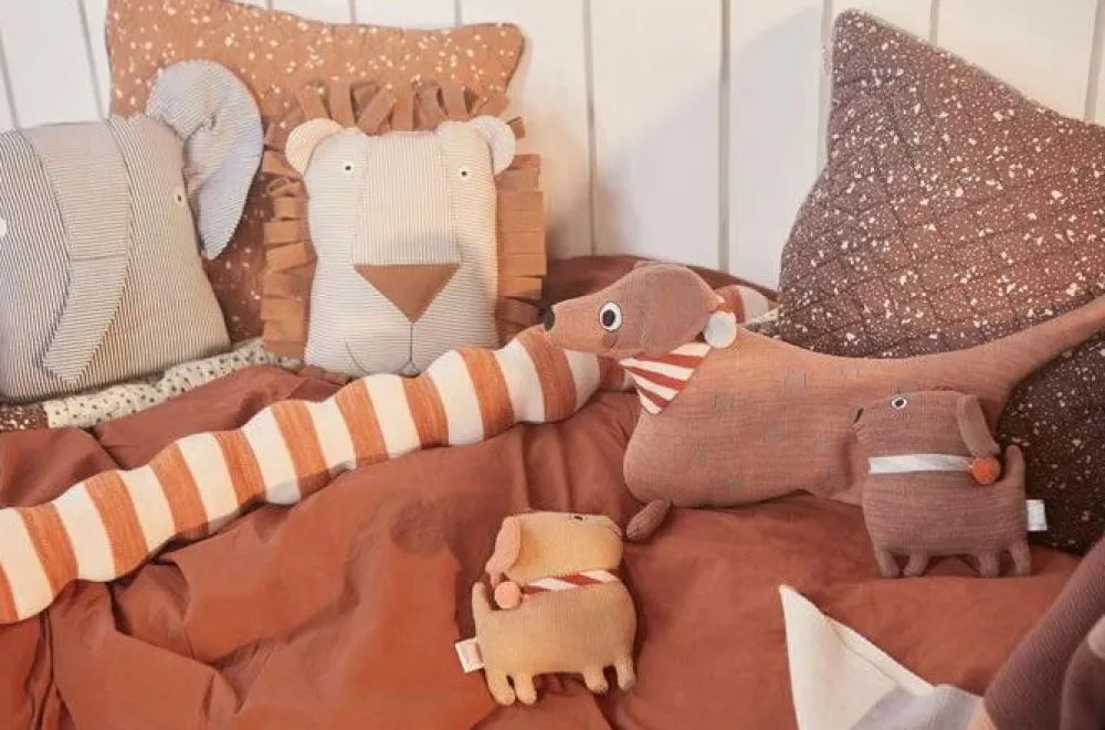OYOY Living Design Dukker, Figurer & Tøjdyr>Hunsi hund med to hvalpe Coco & Max Multi
