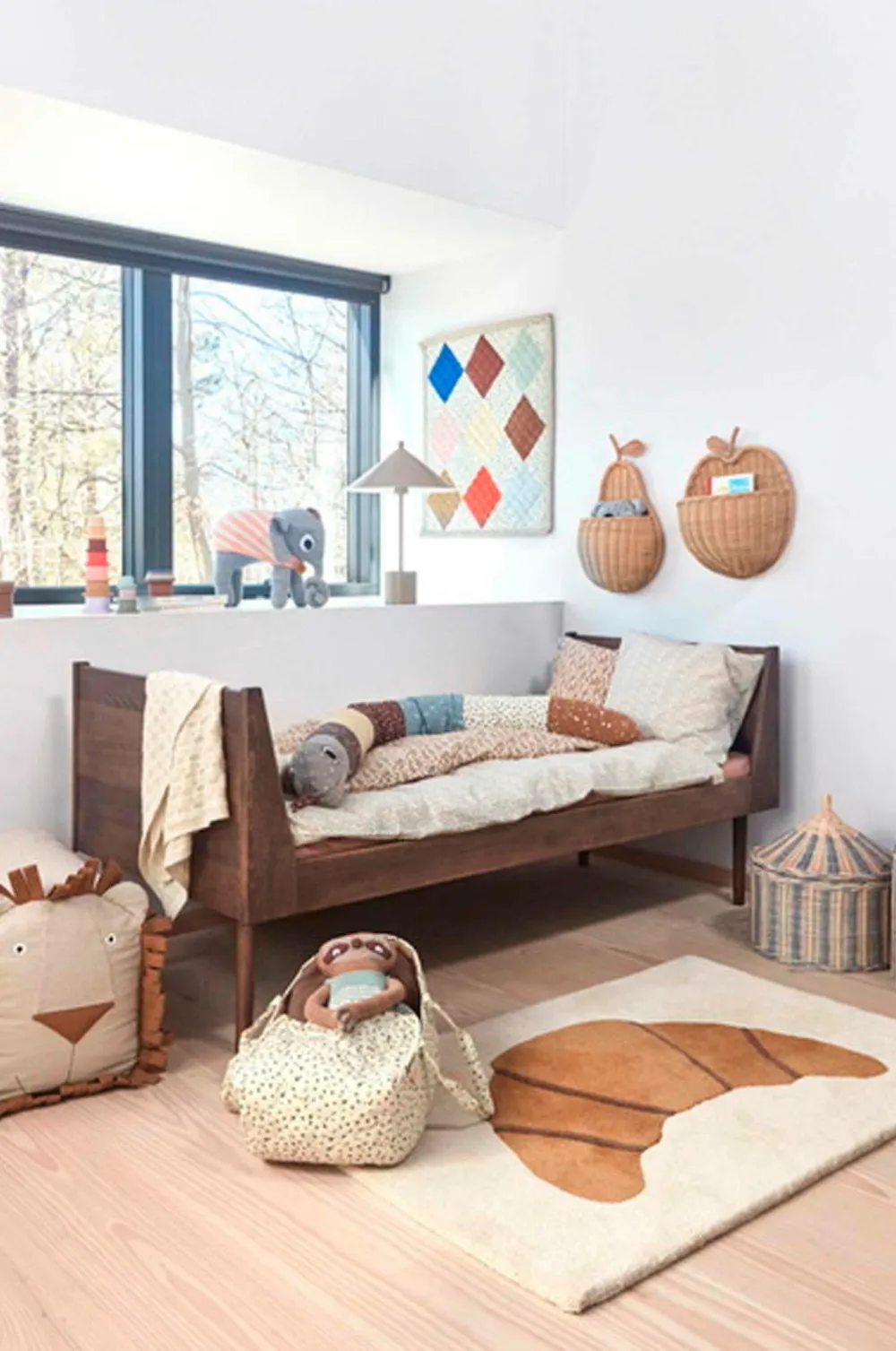 OYOY Living Design Kurv - sæt af 2 Circus Blå Online