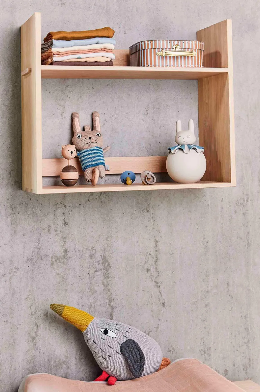 OYOY Living Design Børnelamper>Natlampe Mini Offwhite / Blå
