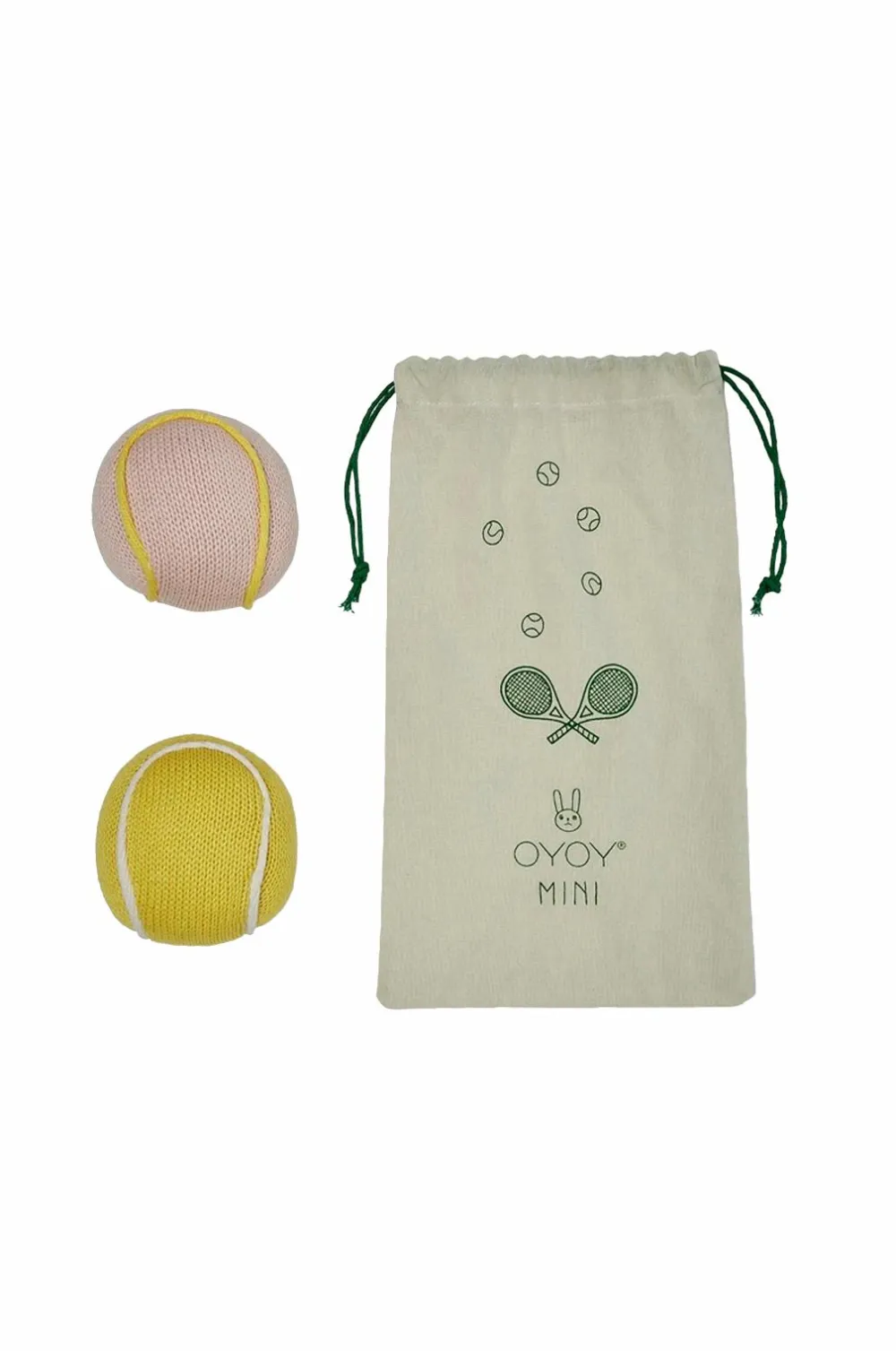 OYOY Living Design Rasle Tennisball Gul / Rosa Hot