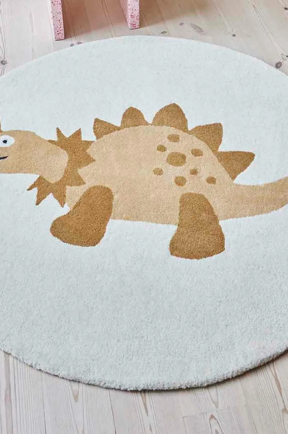 OYOY Living Design Børnegulvtæpper|Uldtæpper>Tæppe Billy Dino Safran