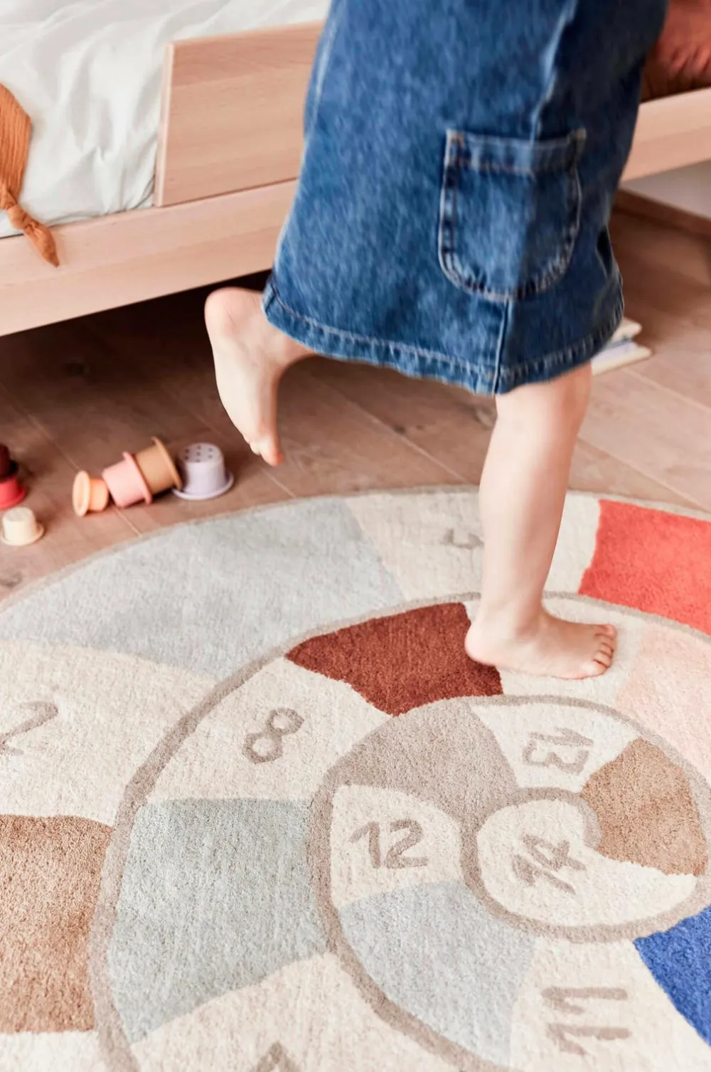 OYOY Living Design Børnegulvtæpper>Tæppe Nautilus Hopscotch Multi