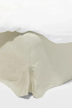 Pastill Viola sengekappe i fransk hør højde 60 cm Gråpære Clearance