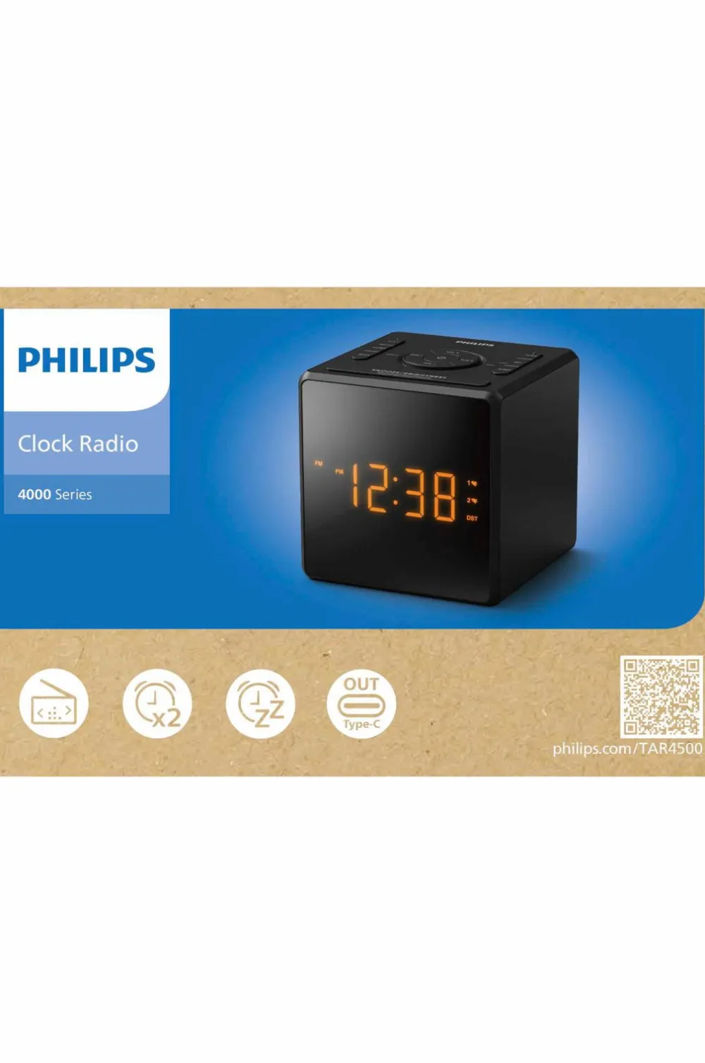 Philips Tv, Lyd & Det Smarte Hjem>Clockradio TAR4500/10 No color