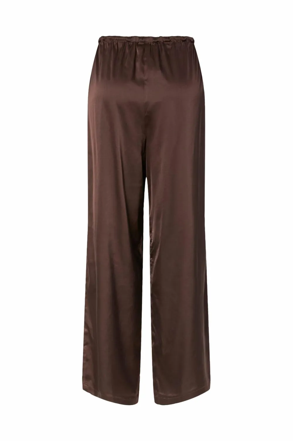 pieces Bukser>Bukser pcNanina MW Straight Pants Wvn D2d/ Hot fudge