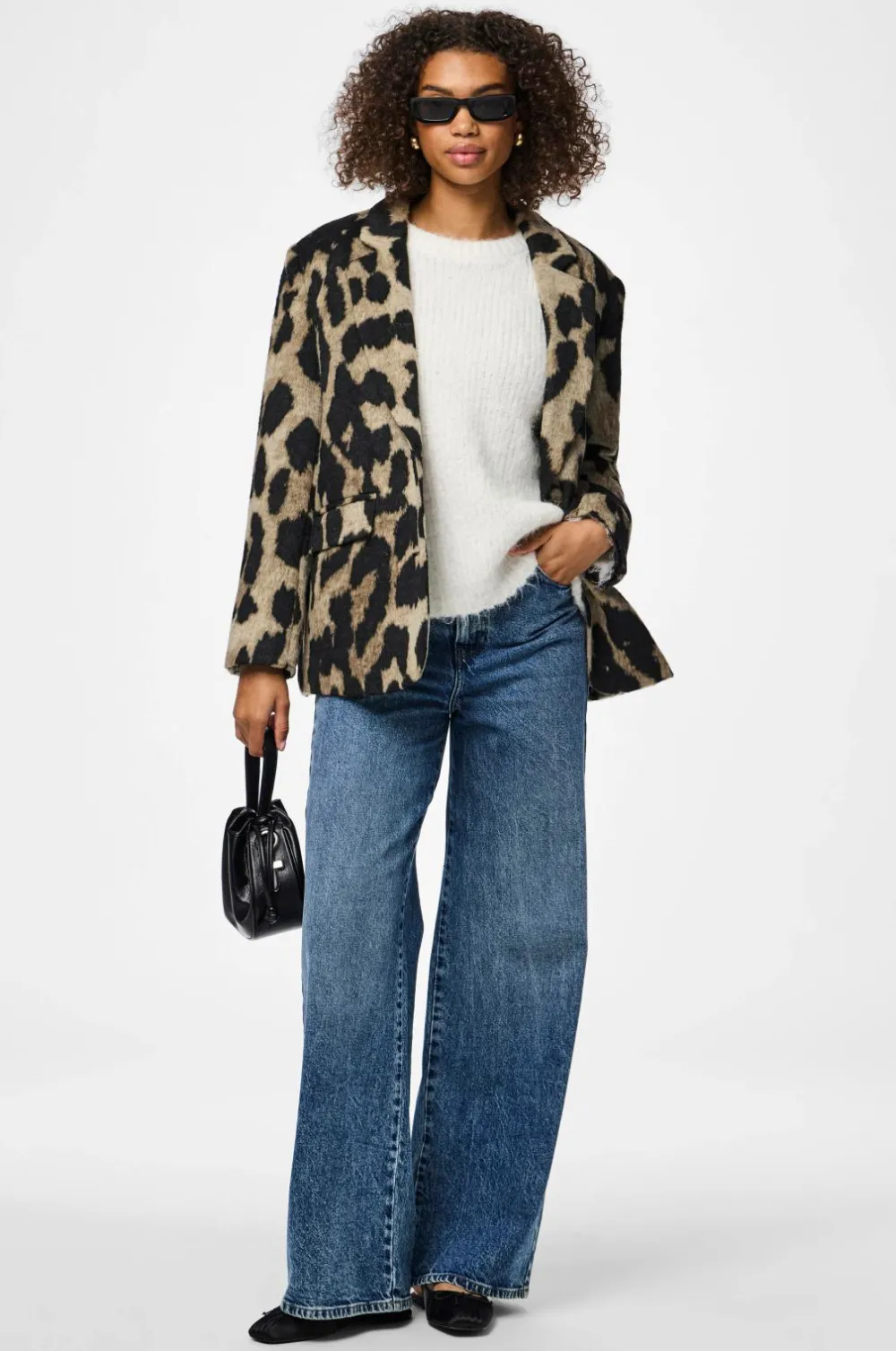 pieces Habitjakke pcDemi LS Loose Blazer D2D Black Online