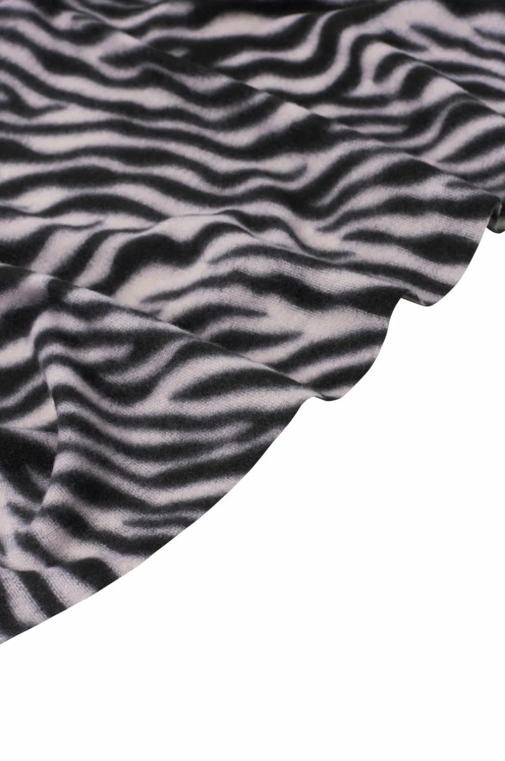 pieces Tørklæder & Halstørklæder>Halstørklæde pcNorna Long Scarf Box BC Antique White Zebra
