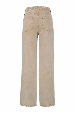 pieces Jeans>Jeans pcFay MW Wide Sandshell