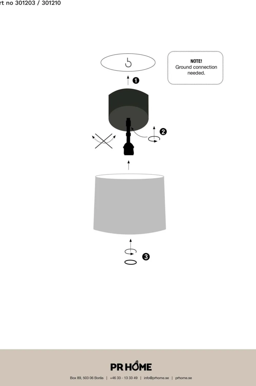 PR Home Lampetilbehør>Baldakin Bacup 12 cm Hvid