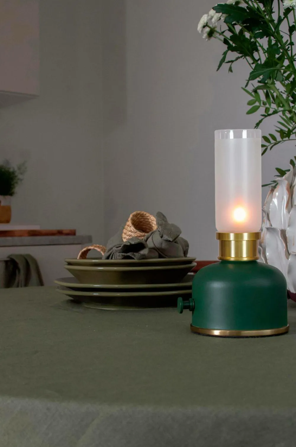 PR Home Bordlampe Frida Mörkgrön Best