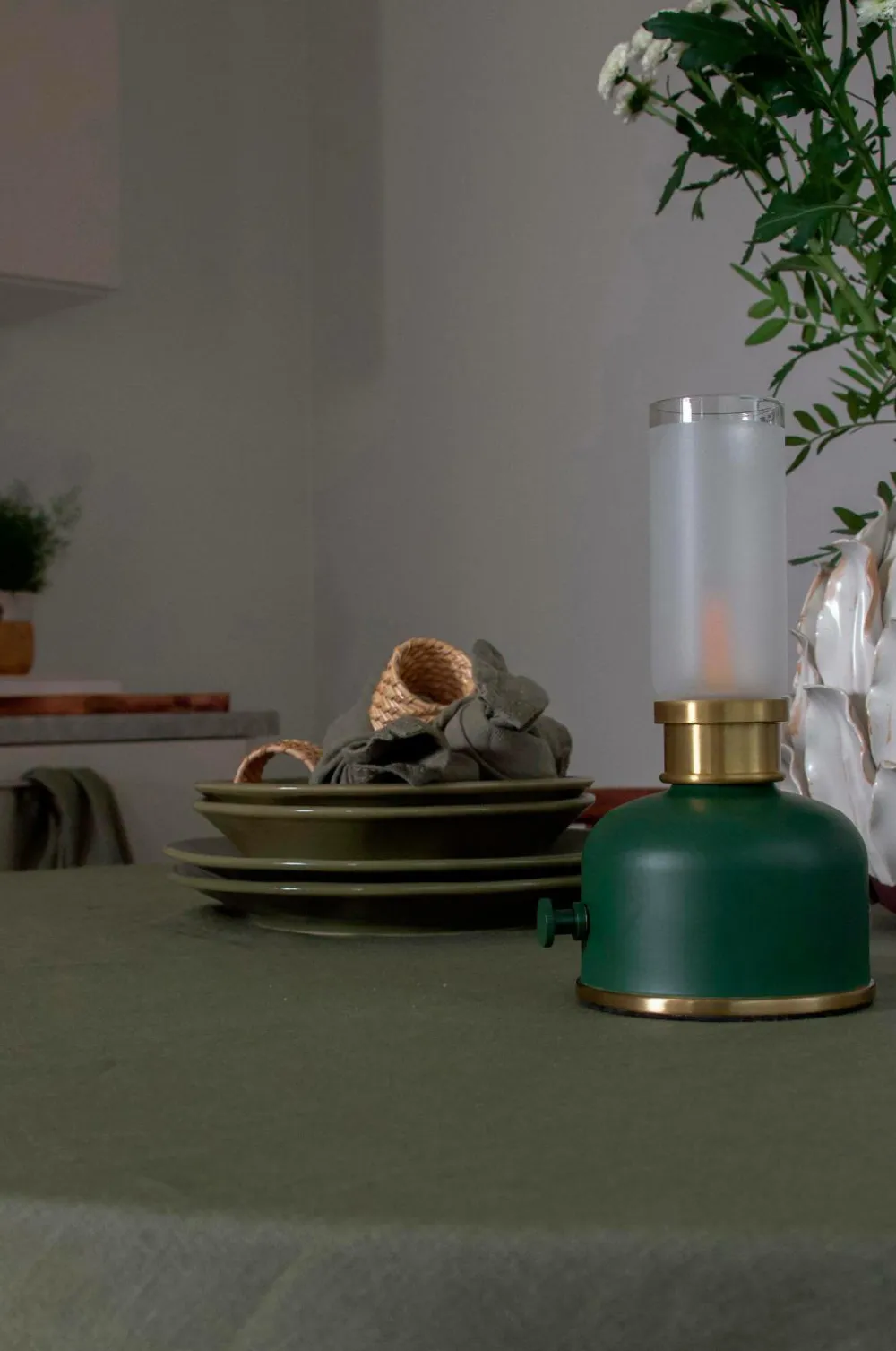 PR Home Bordlampe Frida Mörkgrön Best
