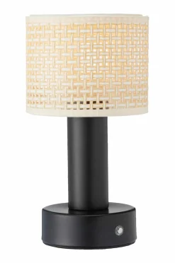 PR Home Genopladelige Lamper>Bordlampe Tiara opladelig Black