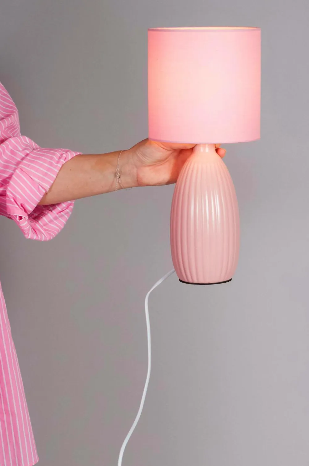 PR Home Bordlampe Uno Lyserød Discount