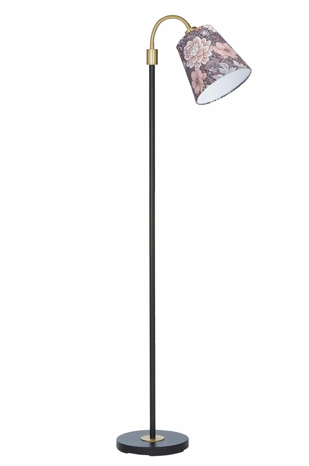 PR Home Gulvlamper>Gulvlampe Amy Flex 1 sort Dahlia Brun