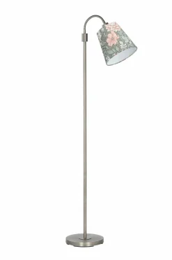 PR Home Gulvlampe Amy Flex 1 krom Dahlia Grøn Sale