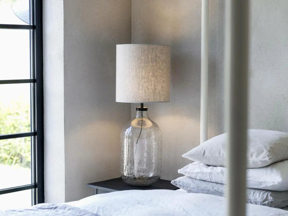 PR Home Lampefødder>Lampefod Groove 40 cm Glas