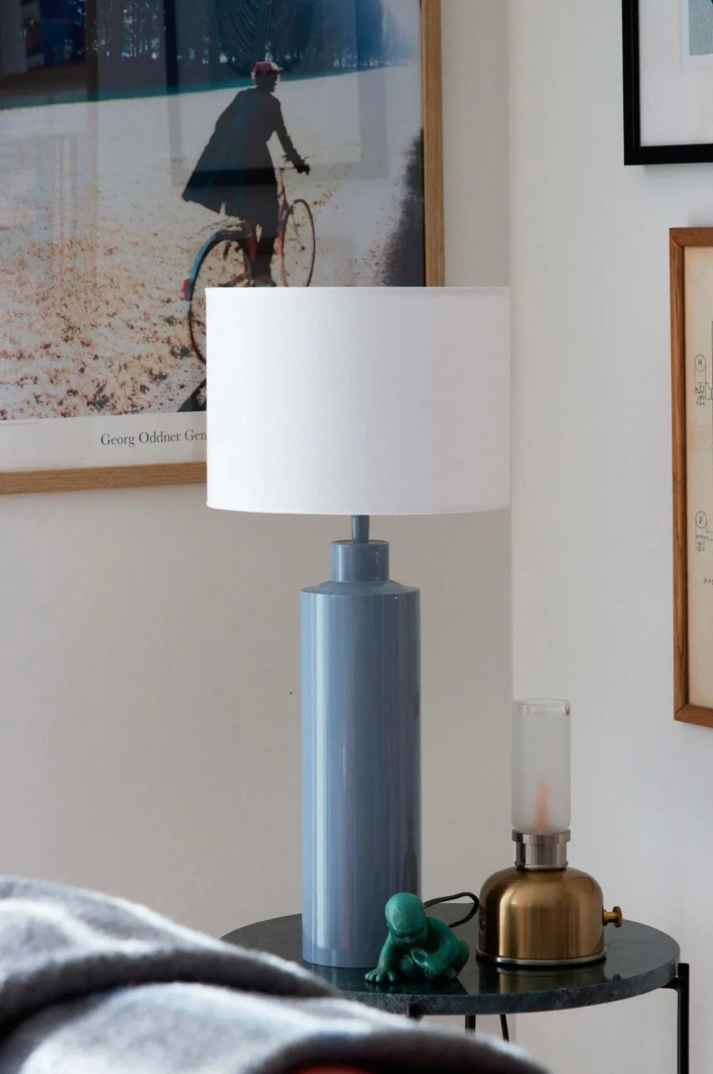 PR Home Lampefødder>Lampefod Solo Blank denim