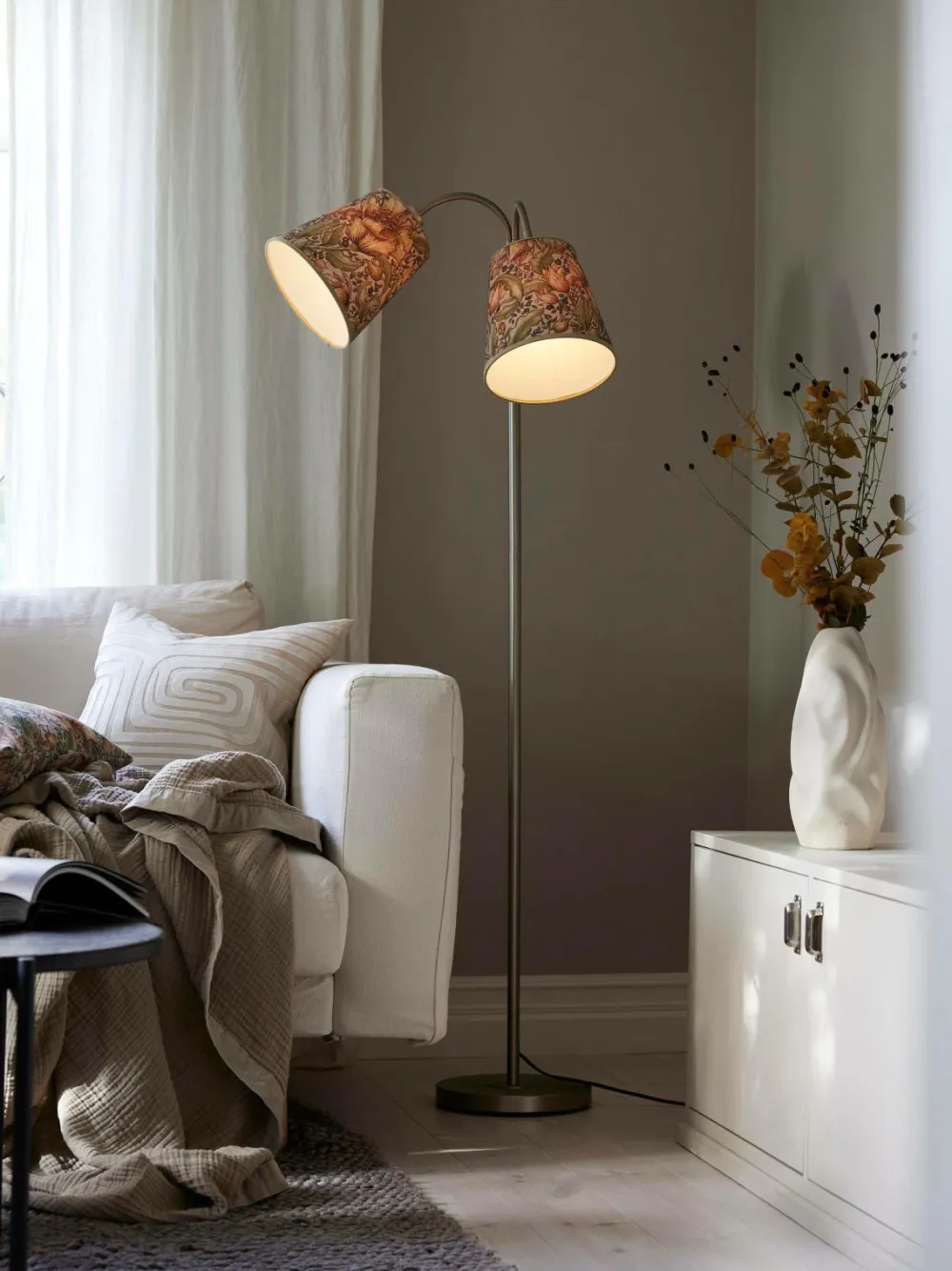 PR Home Lampeskærm med topring Cia 20 cm Beige Hot