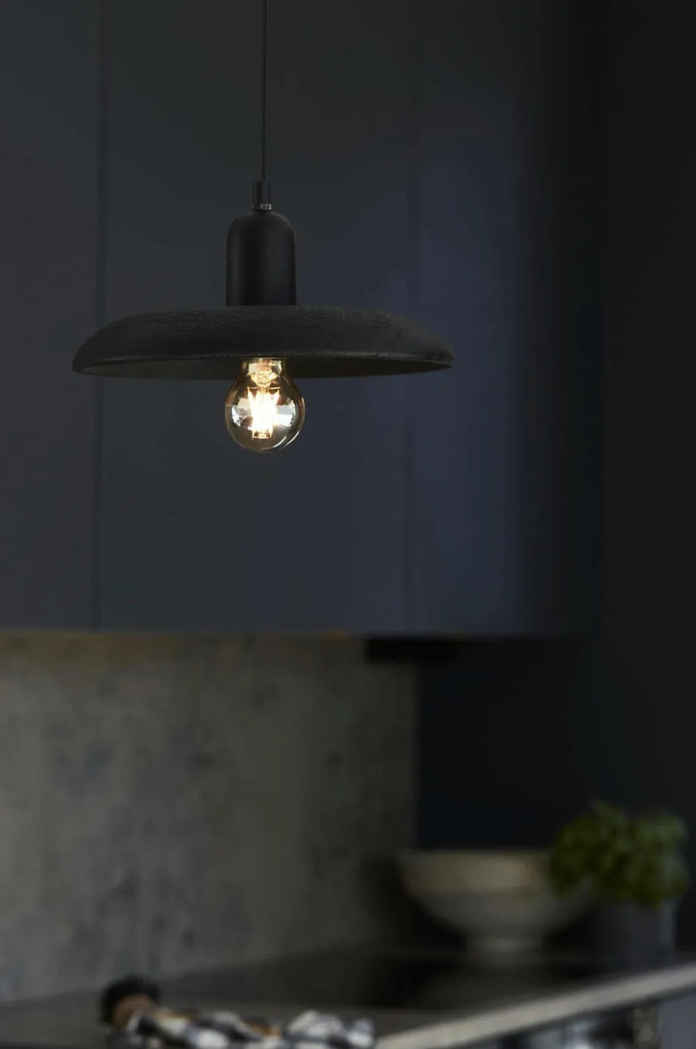 PR Home Loftlampe/Pendel Bliss 28 cm Black Rustic New