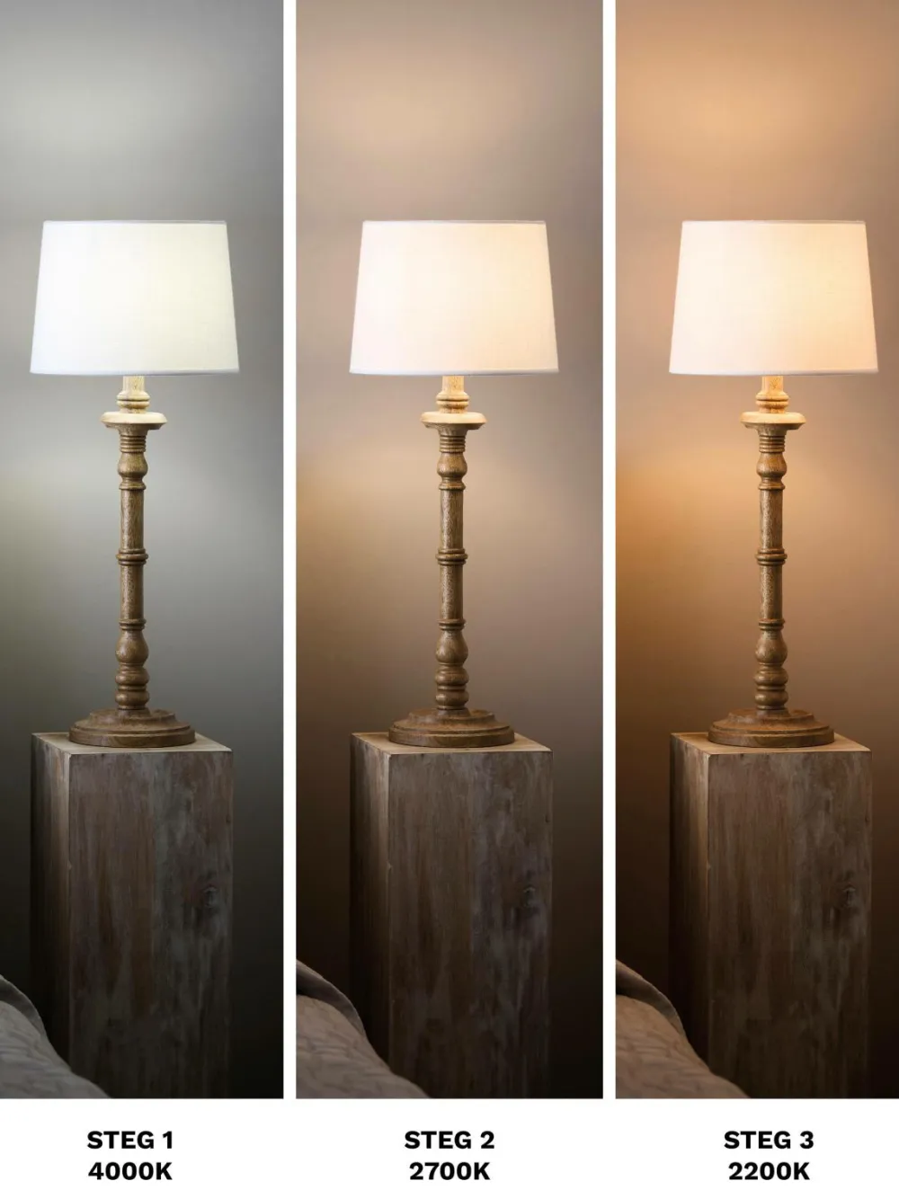 PR Home Lyskilde Twilight LED, 3-trin, 4,5W, Normal 6 cm Opal Clearance