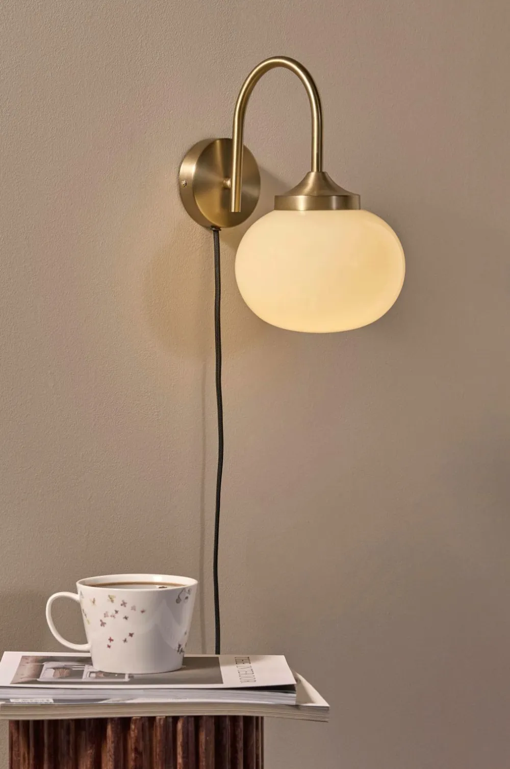 PR Home Væglampe Elsy 26 cm Messing Discount