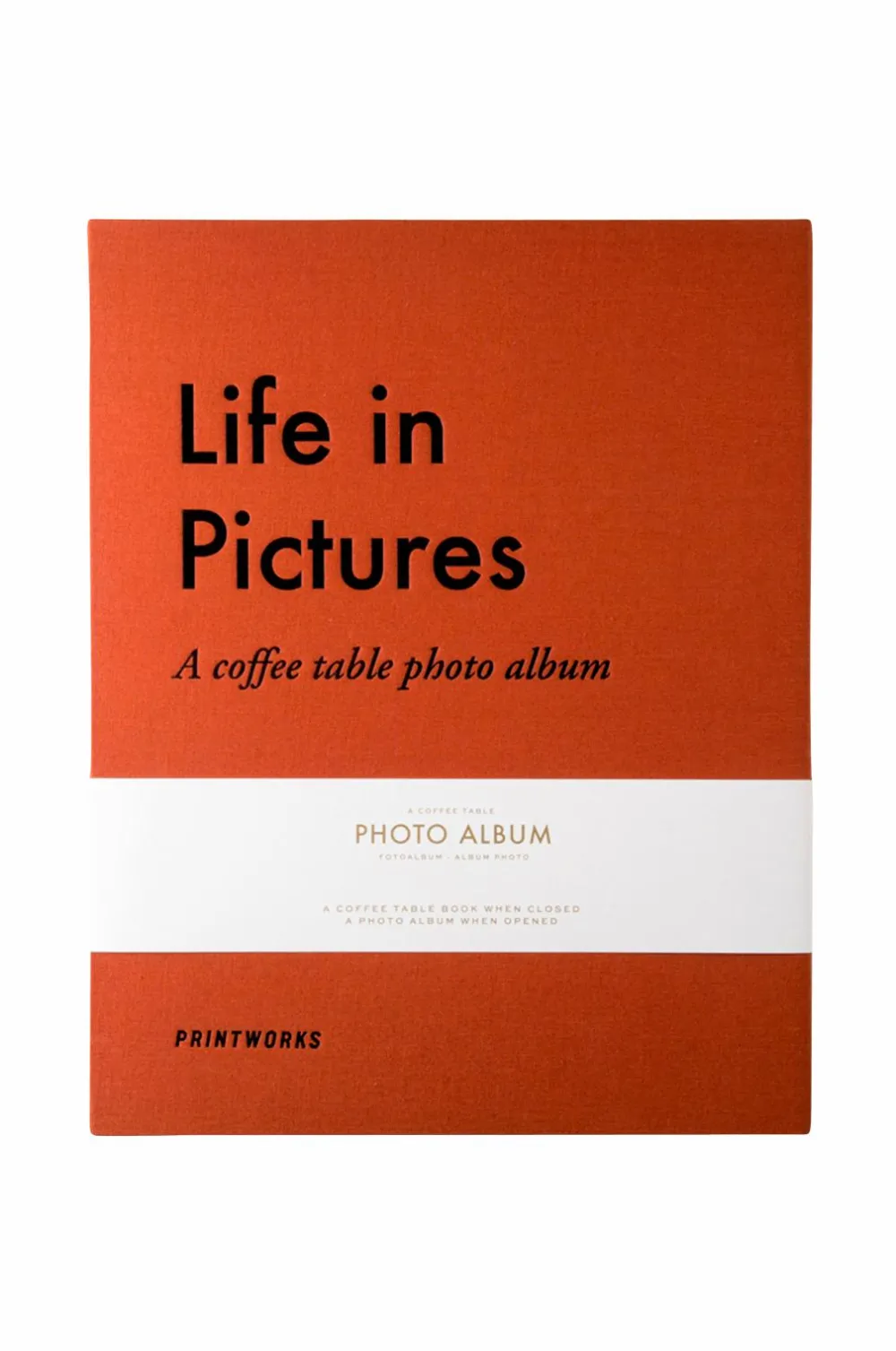 PRINTWORKS Fotoalbum - Life In Pictures Orange Best