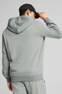 Puma Hættetrøje Ess No. 1 Logo Full-zip Hoodie FL Medium gray heather