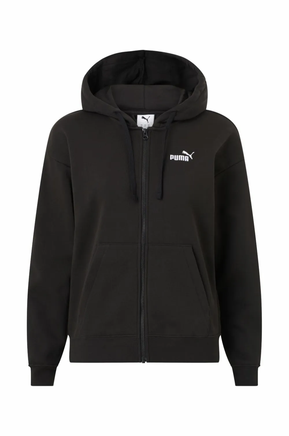 Puma Sweatshirts & Hoodies>Hættetrøje Ess Small No. 1 Logo Comfort Full-zip Hoodie FL Puma black