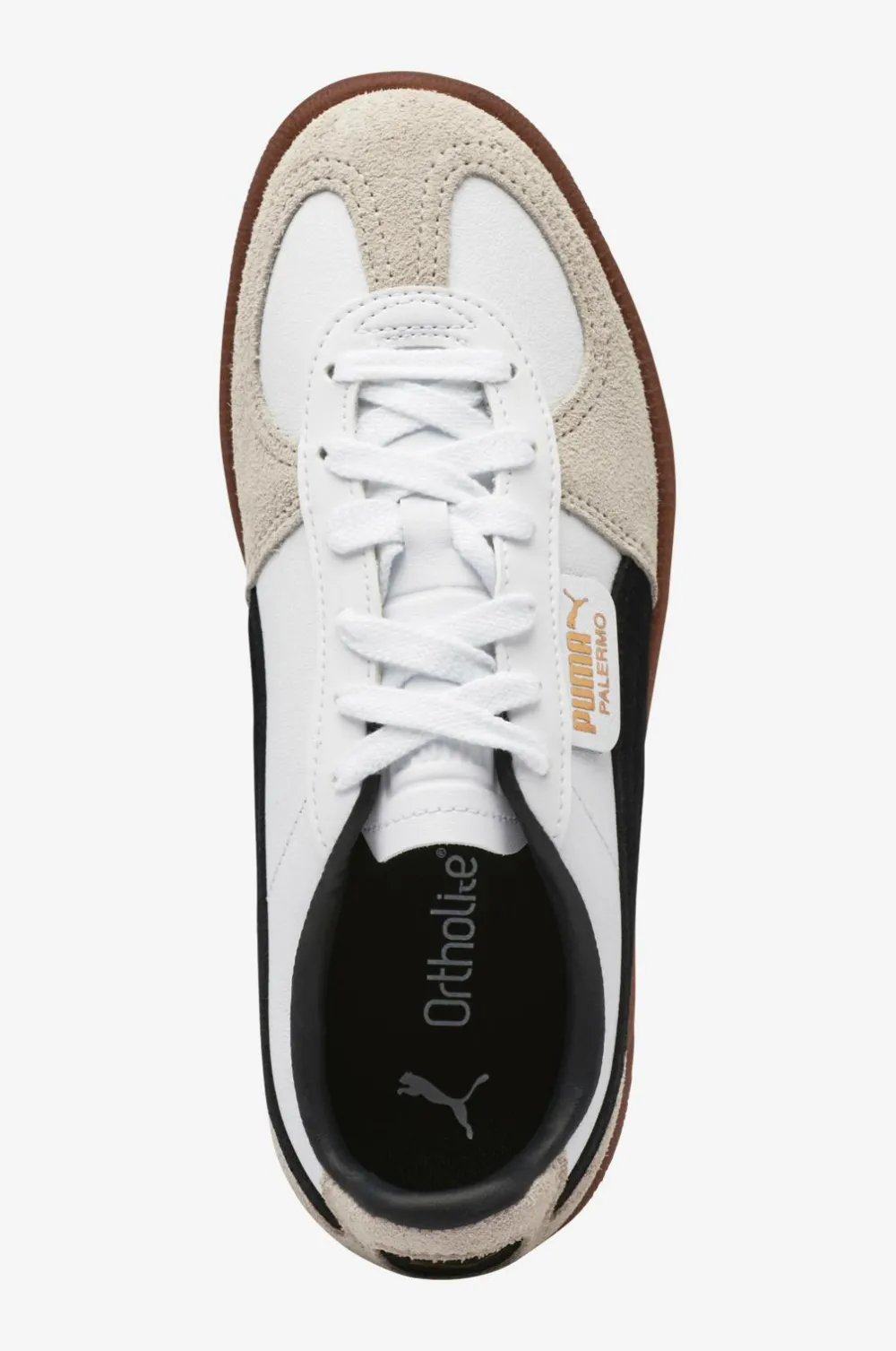 Puma Kondisko Palermo Lth Puma white-vapor gray-gum Clearance