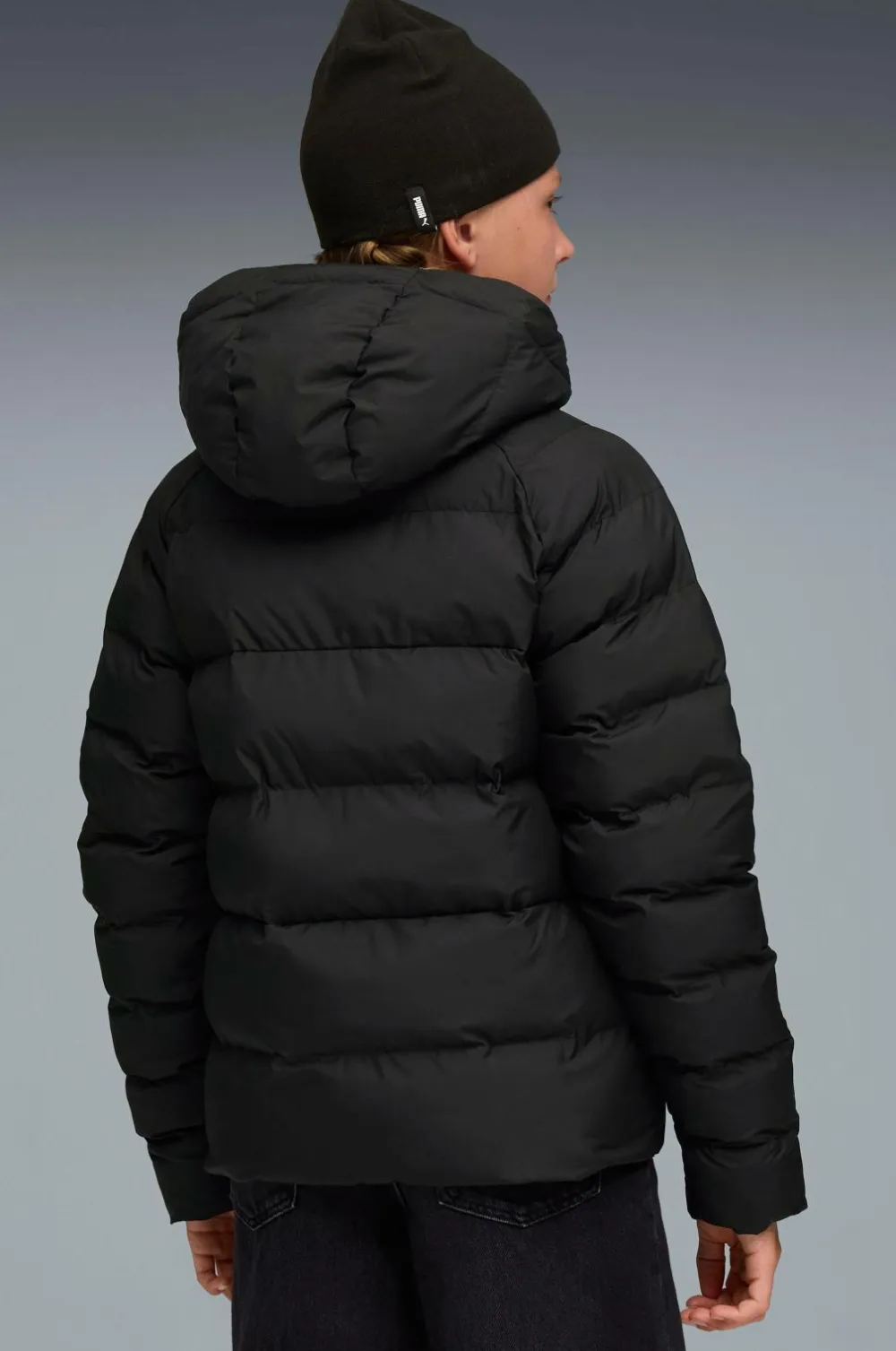 Puma Pufferjakke Synthetic Hooded Puffer Puma black Discount