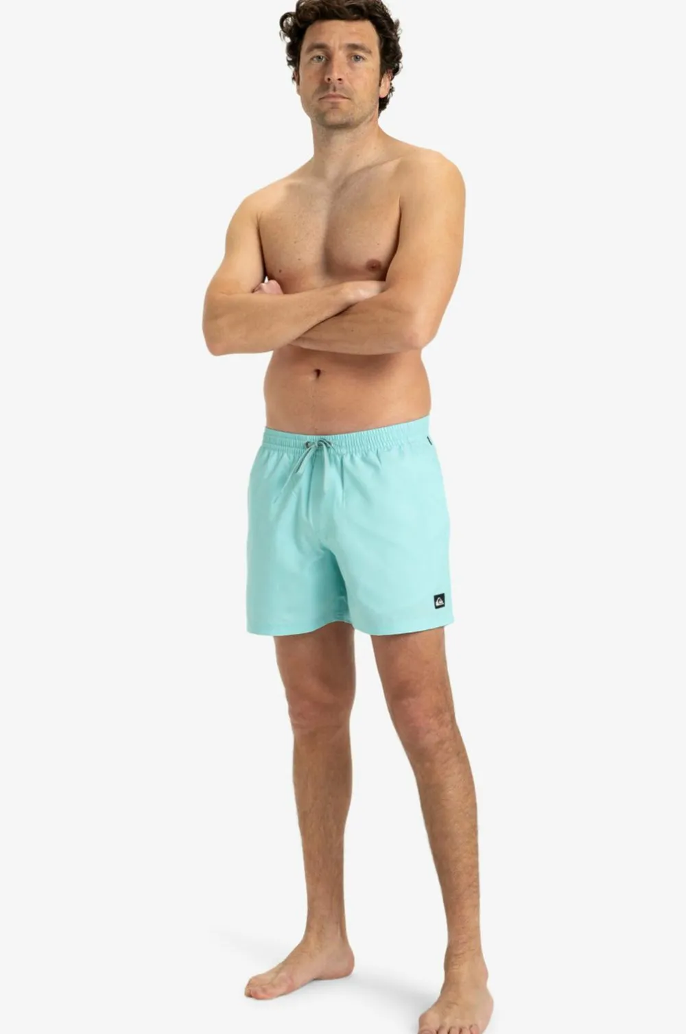 Quiksilver Badetøj|Badetøj>Badebukser Everyday Solid Volley 15 Aqua Sky