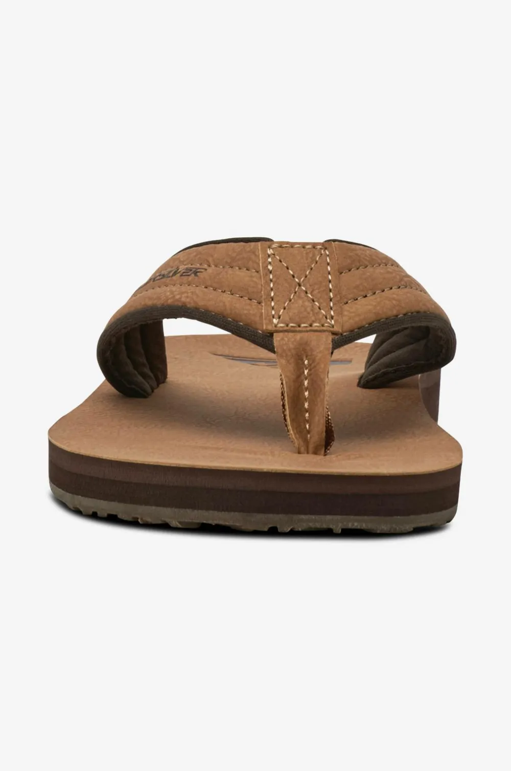 Quiksilver Klipklapper Carver Nubuck Tan - Pattern_1