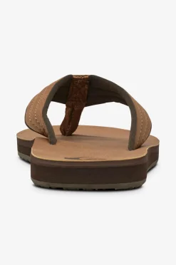 Quiksilver Klipklapper Carver Nubuck Tan - Pattern_1