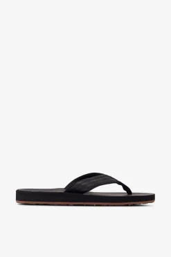 Quiksilver Klipklapper Carver Nubuck Solid black Discount