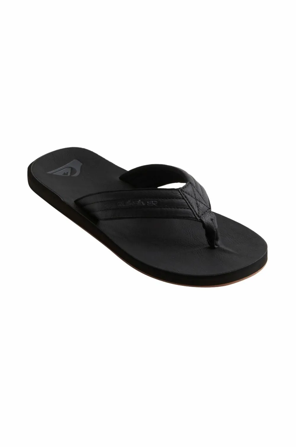 Quiksilver Klipklapper Carver Nubuck Solid black Discount