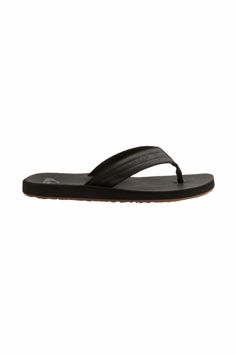 Quiksilver Klipklapper Carver Nubuck Solid black Discount
