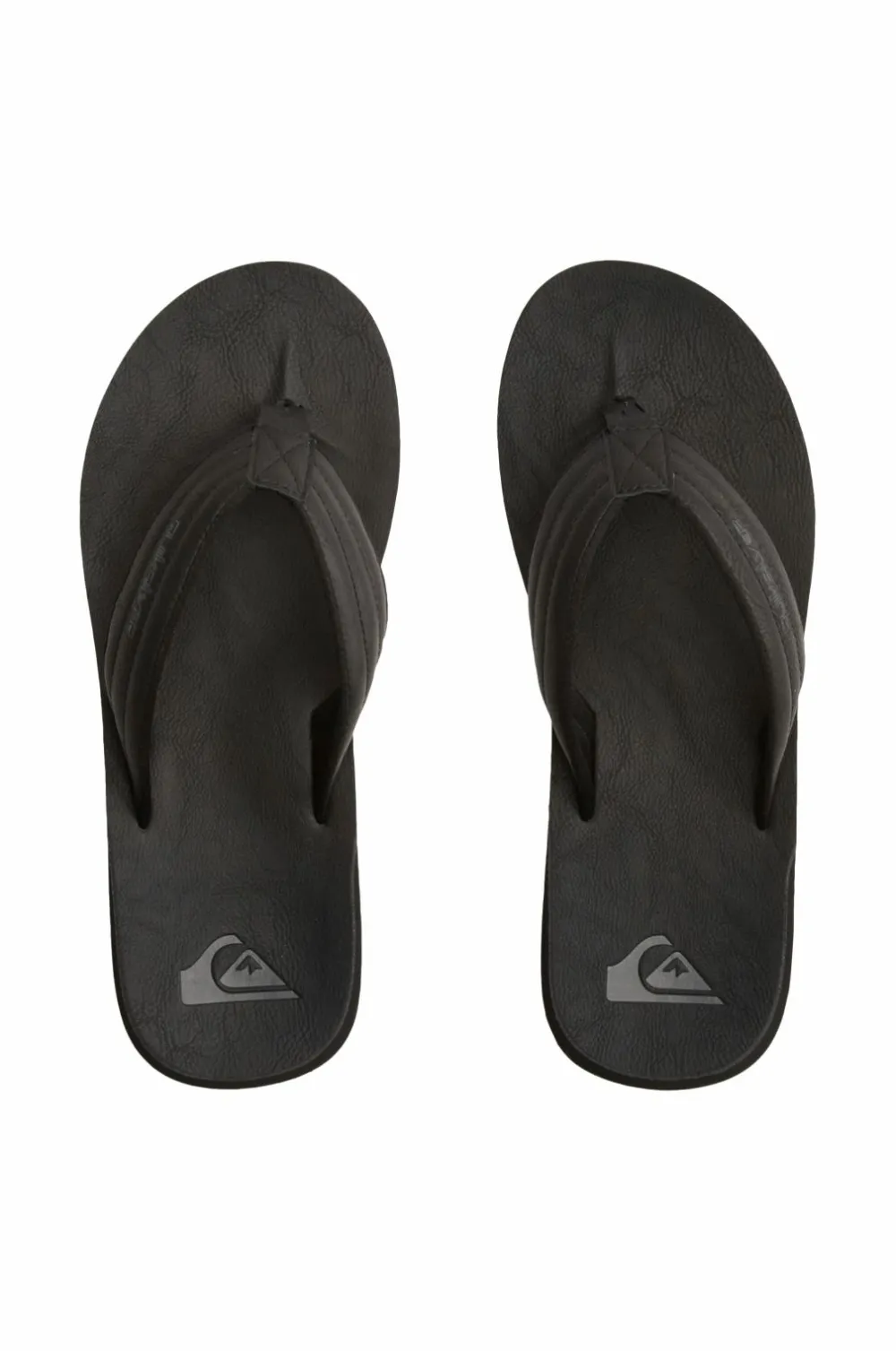 Quiksilver Klipklapper Carver Nubuck Solid black Discount