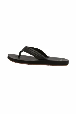 Quiksilver Klipklapper Carver Nubuck Solid black Discount