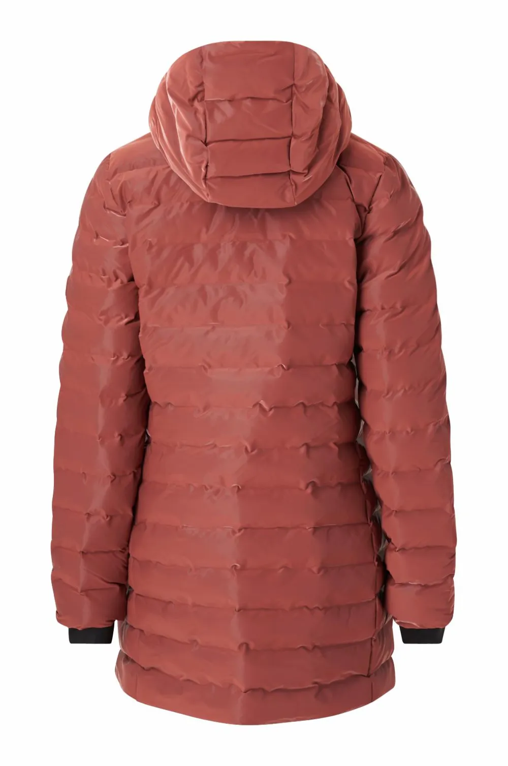 Rains Overtøj|Overtøj>Jakke Lohja Long Puffer Curve Jacket W3t3 Honor