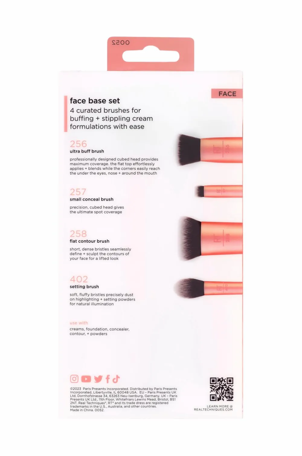 Real Techniques Makeupbørster>Face Base Set No Color