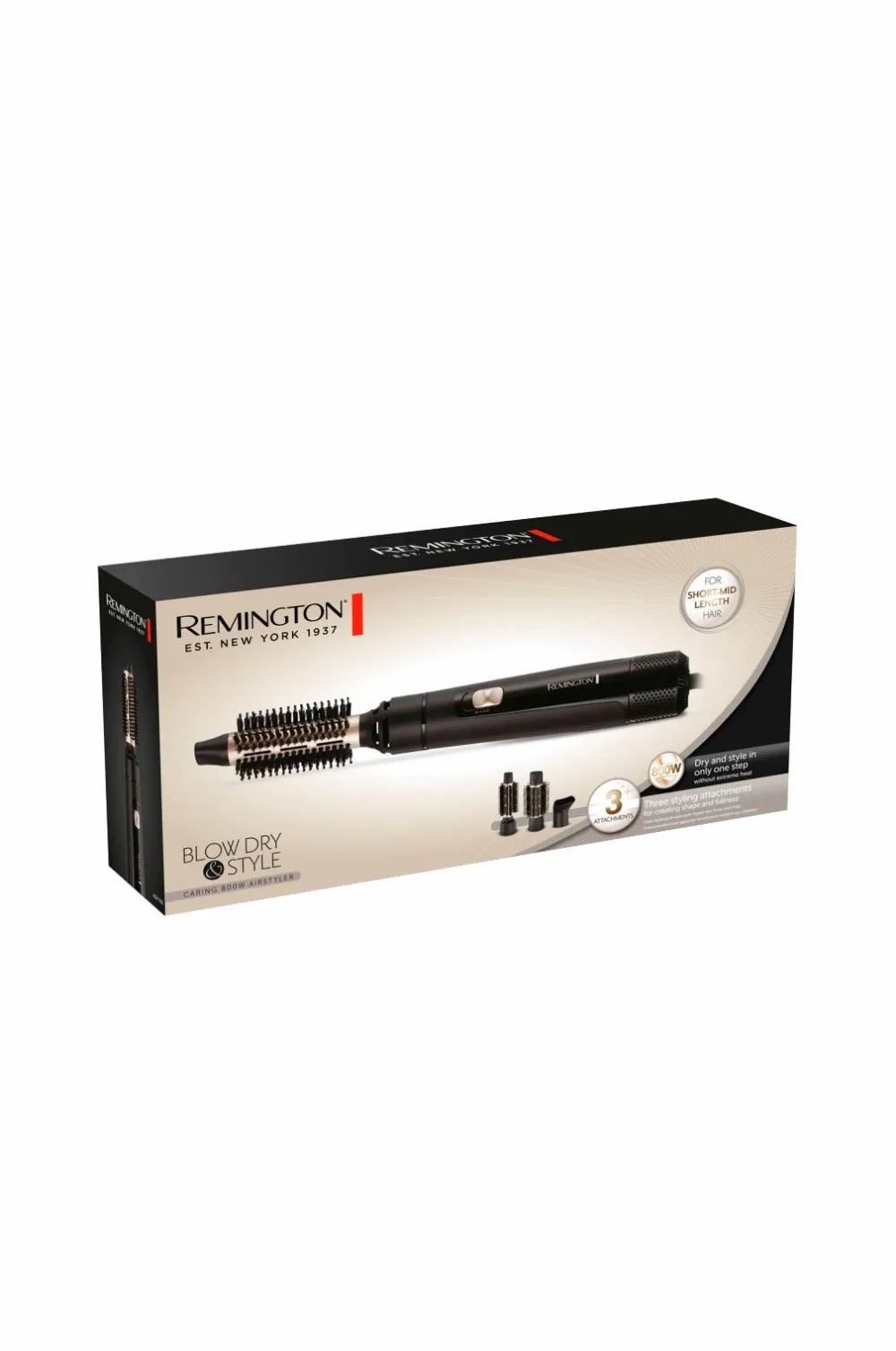 Remington Varmluftsbørste AS7300 Blow Dry & Style 800 W No color Outlet