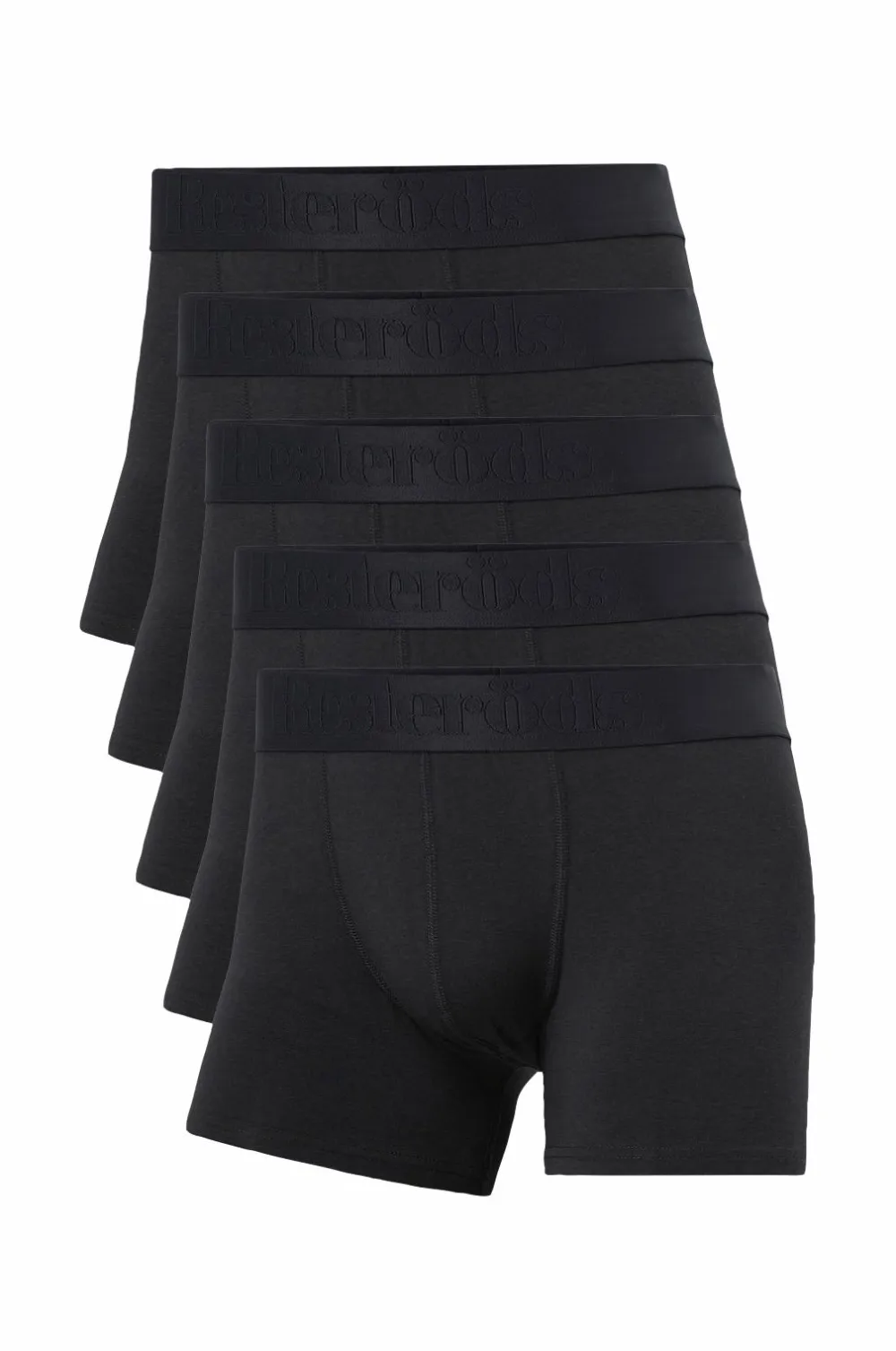 Resteröds Boxer Bamboo 5-pak Regular Leg Black Outlet
