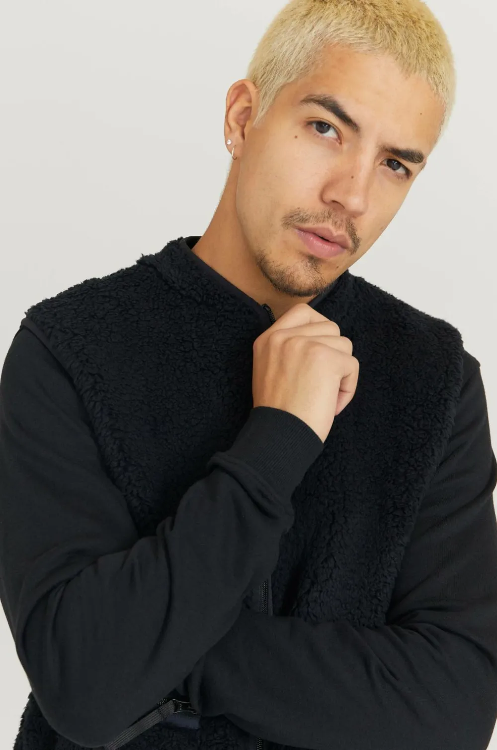 Resteröds Overtøj|Overtøj>Vest Fleece Vest Beh-ck black