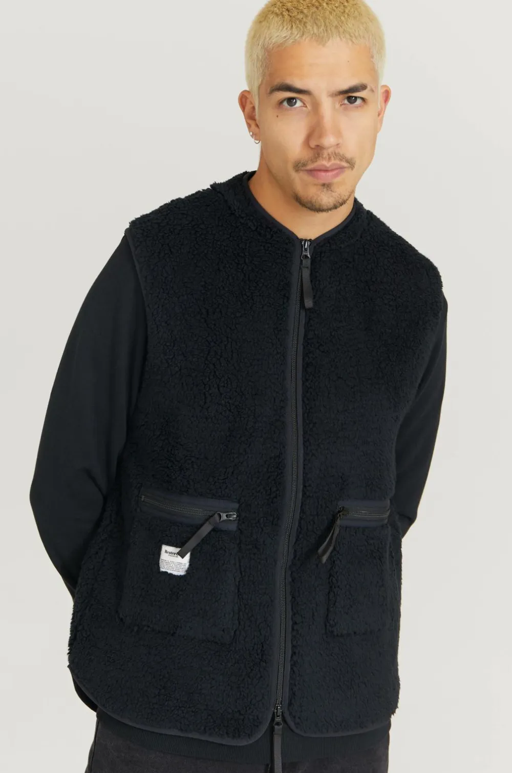 Resteröds Overtøj|Overtøj>Vest Fleece Vest Beh-ck black