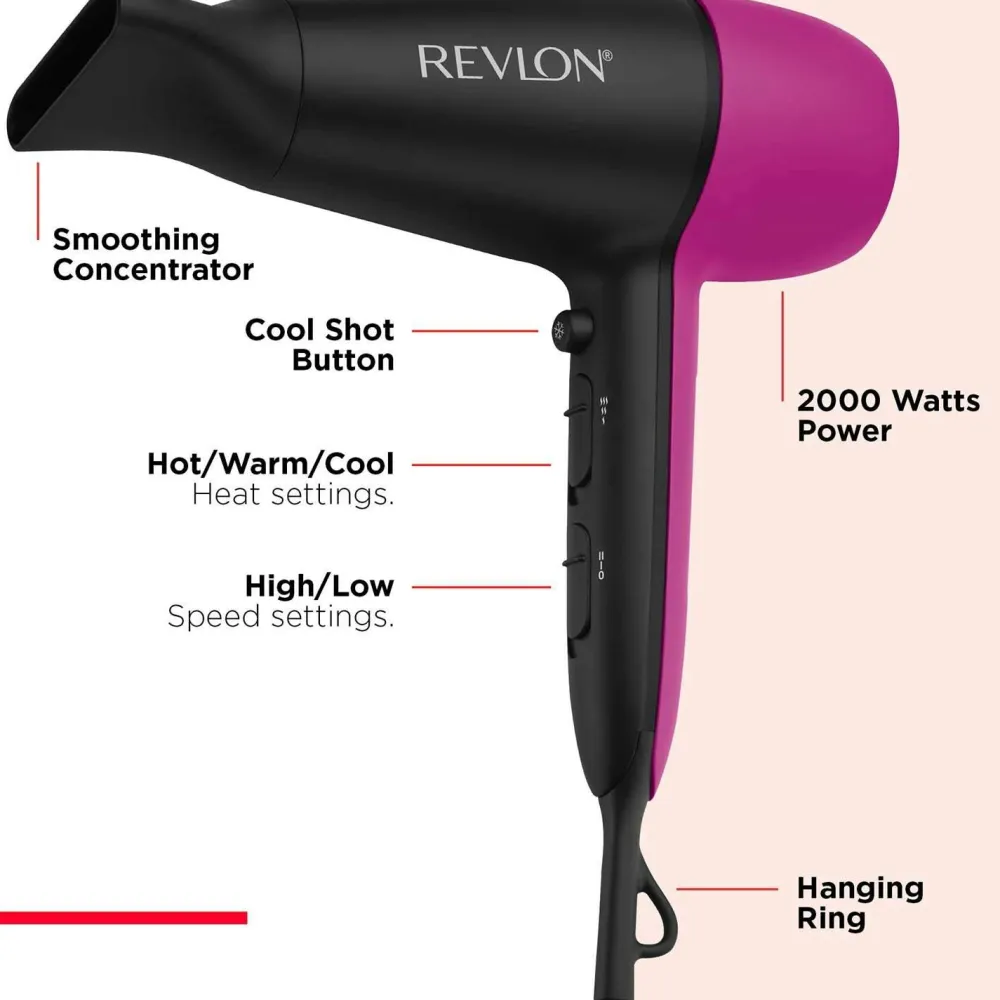 Revlon Varmeredskaber>Føntørrer Easy Heat Dryer No color