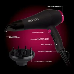 Revlon Føntørrer Smooth Brilliance AC, RVDR5251 Hot