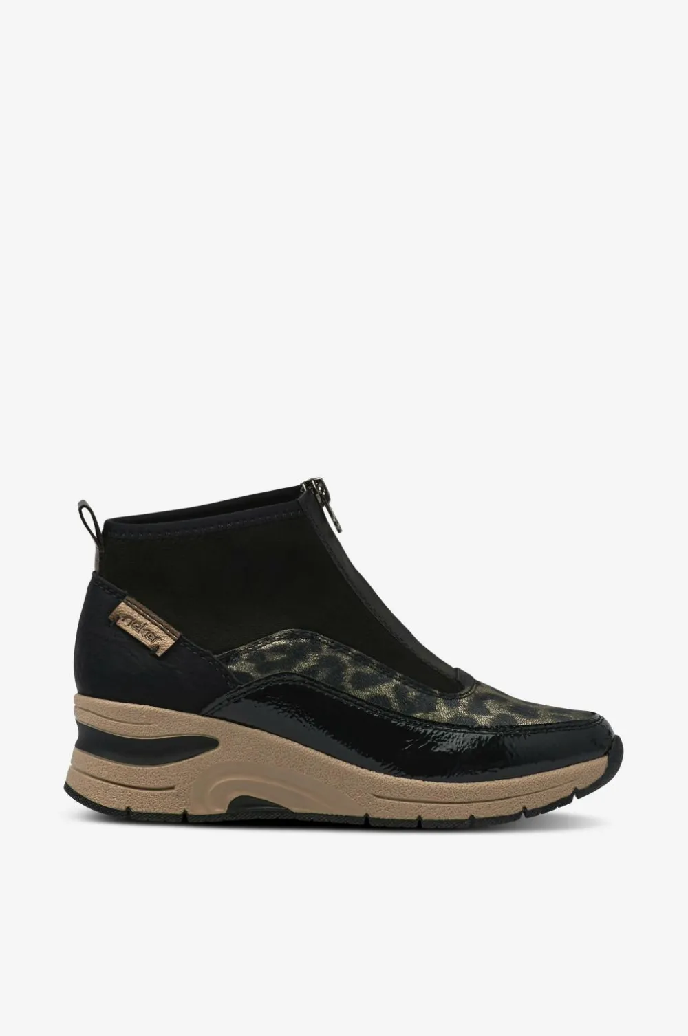 Rieker Sneakers>Kondisko N9362-00 Black combination