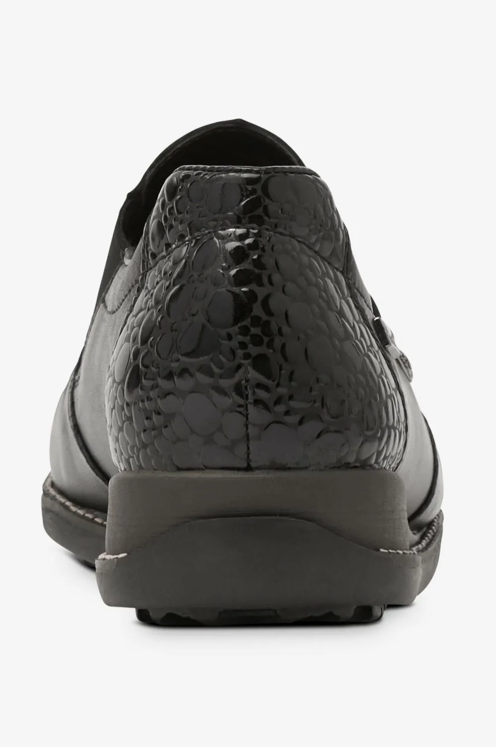 Rieker Sko med blanke detaljer Black New