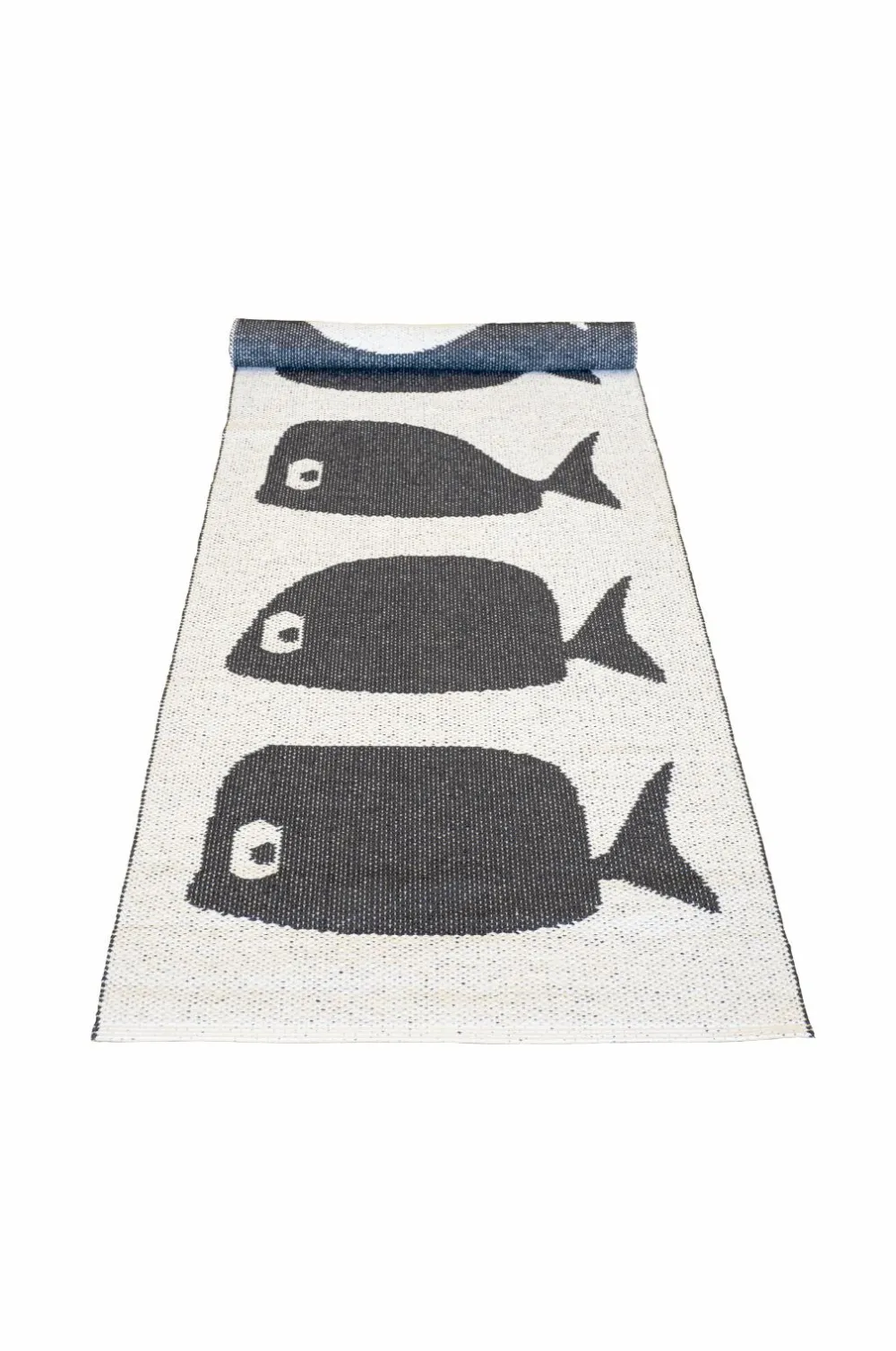 Rotor design Tæppe Whale Sort New